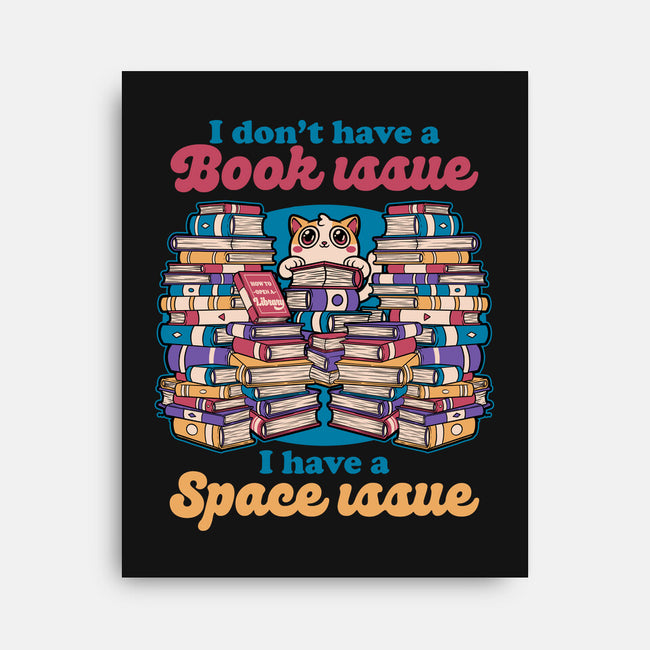 Cat Books Library-None-Stretched-Canvas-Studio Mootant