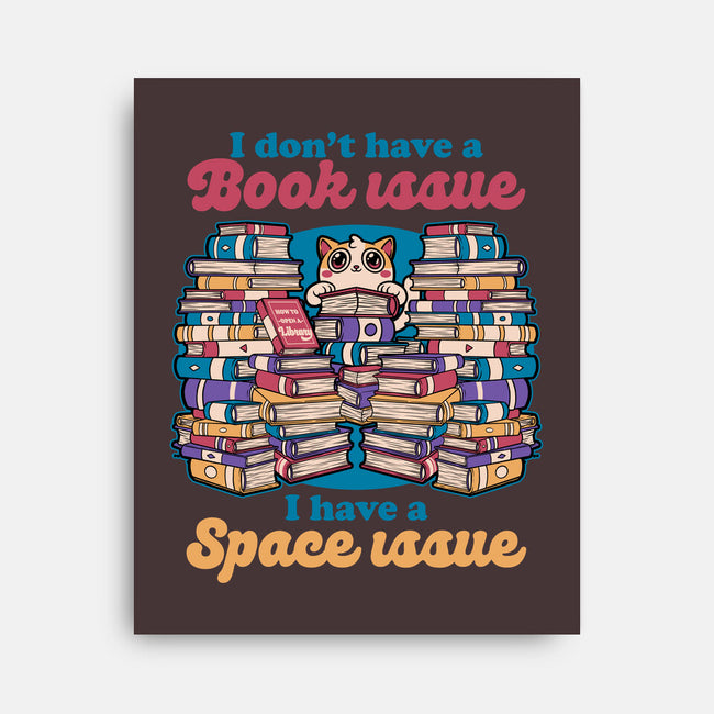 Cat Books Library-None-Stretched-Canvas-Studio Mootant