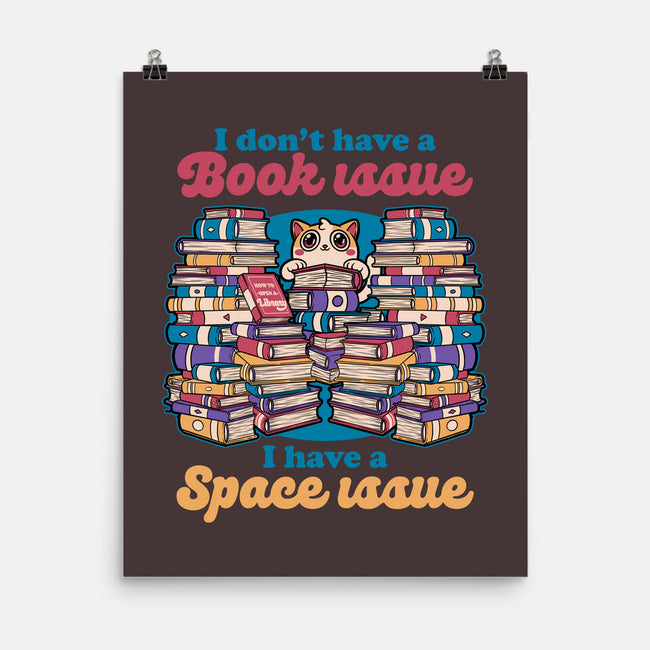 Cat Books Library-None-Matte-Poster-Studio Mootant