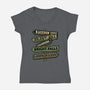 Spooky Towns-Womens-V-Neck-Tee-glitchygorilla