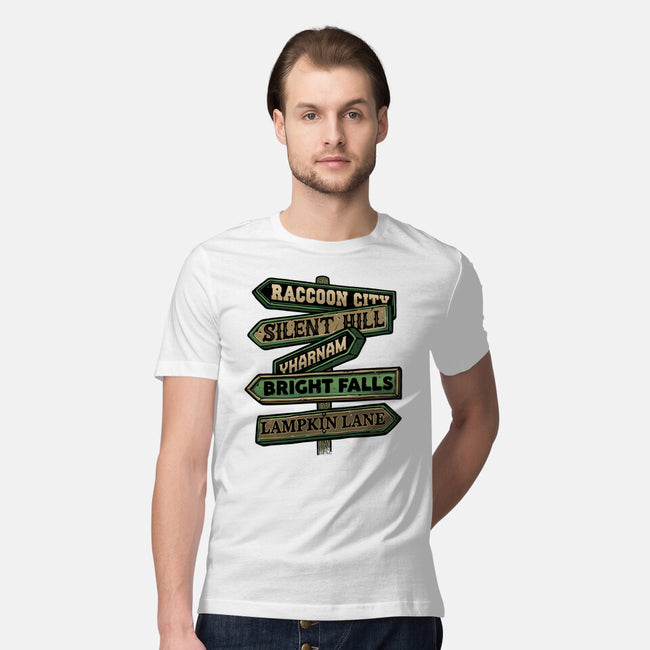 Spooky Towns-Mens-Premium-Tee-glitchygorilla