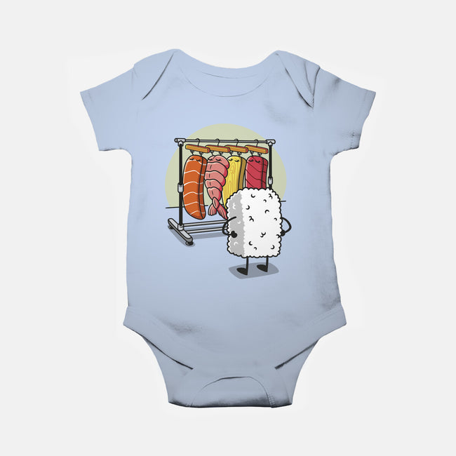 Sushi Wardrobe-Baby-Basic-Onesie-Olipop