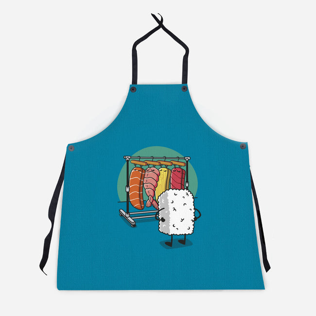 Sushi Wardrobe-Unisex-Kitchen-Apron-Olipop