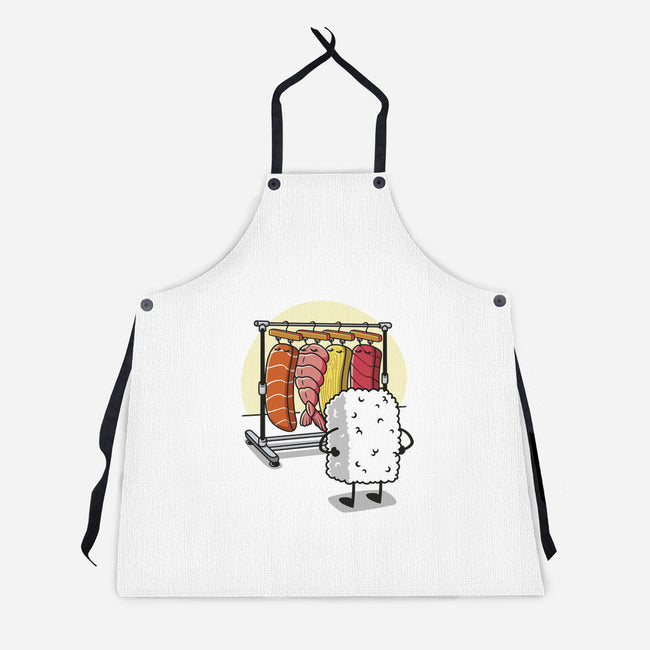 Sushi Wardrobe-Unisex-Kitchen-Apron-Olipop