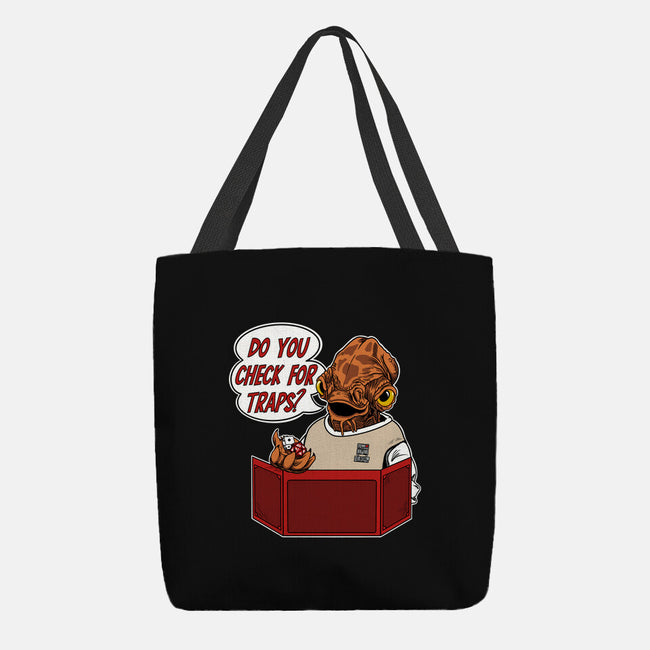 Trap Check-None-Basic Tote-Bag-SeamusAran