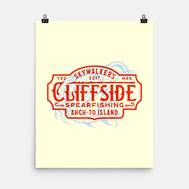 Luke's Cliffside Spearfishing-None-Matte-Poster-Wheels