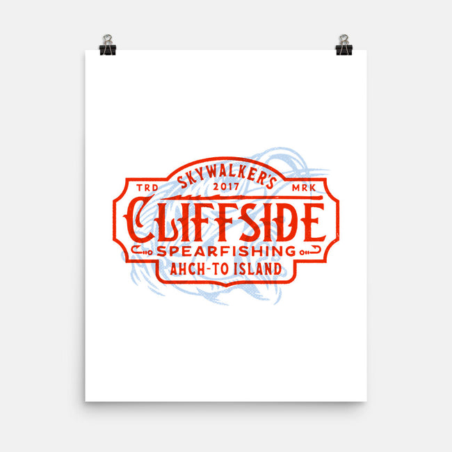 Luke's Cliffside Spearfishing-None-Matte-Poster-Wheels