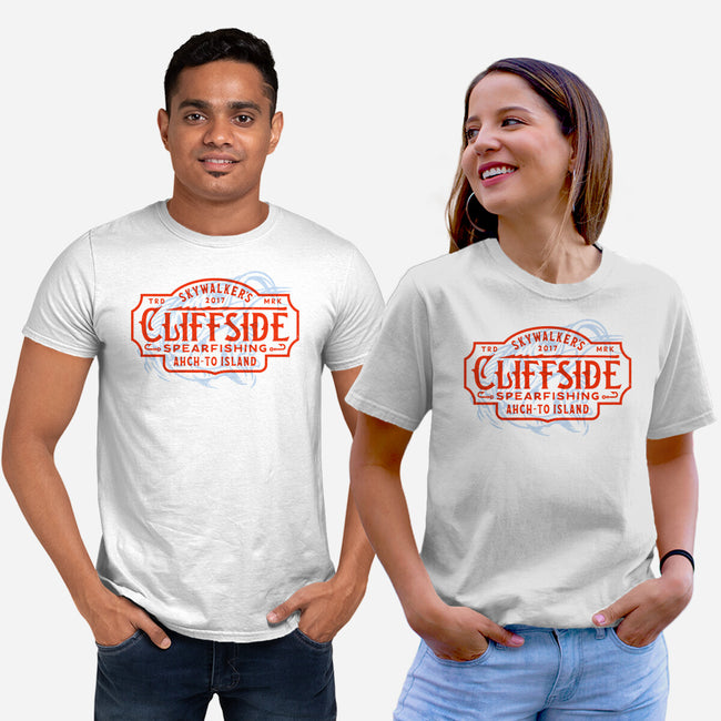 Luke's Cliffside Spearfishing-Unisex-Basic-Tee-Wheels