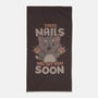 These Nails Will Get You Soon-None-Beach-Towel-eduely