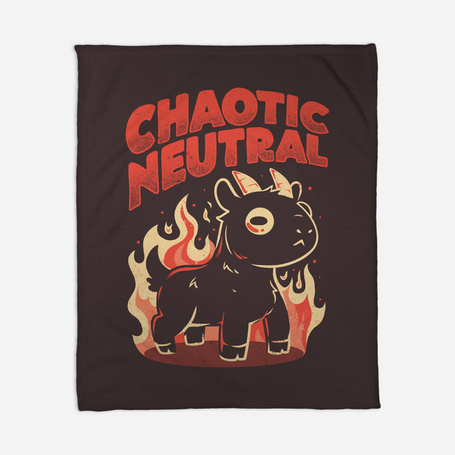 Chaotic Neutral-None-Fleece-Blanket-eduely