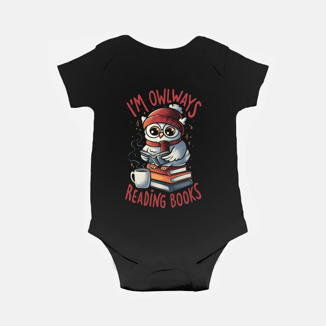 Owlways Reading Books-Baby-Basic-Onesie-eduely