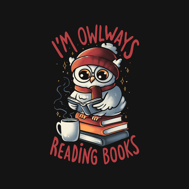 Owlways Reading Books-Cat-Basic-Pet Tank-eduely