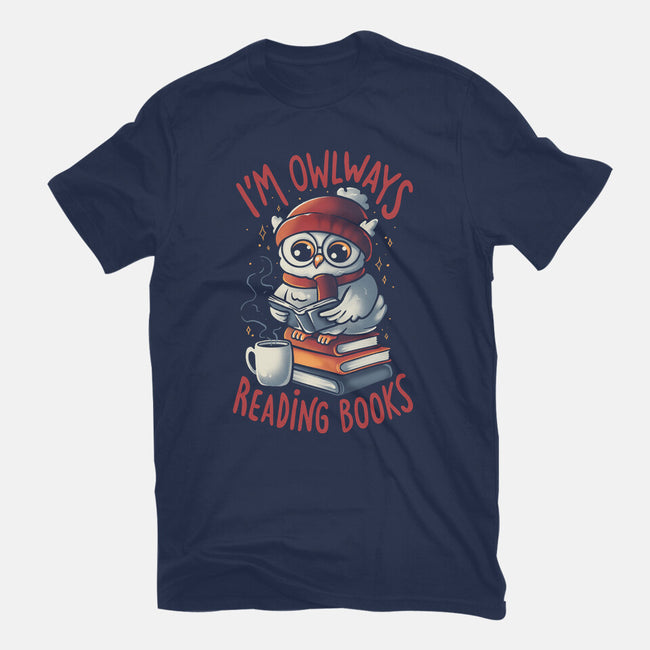 Owlways Reading Books-Youth-Basic-Tee-eduely