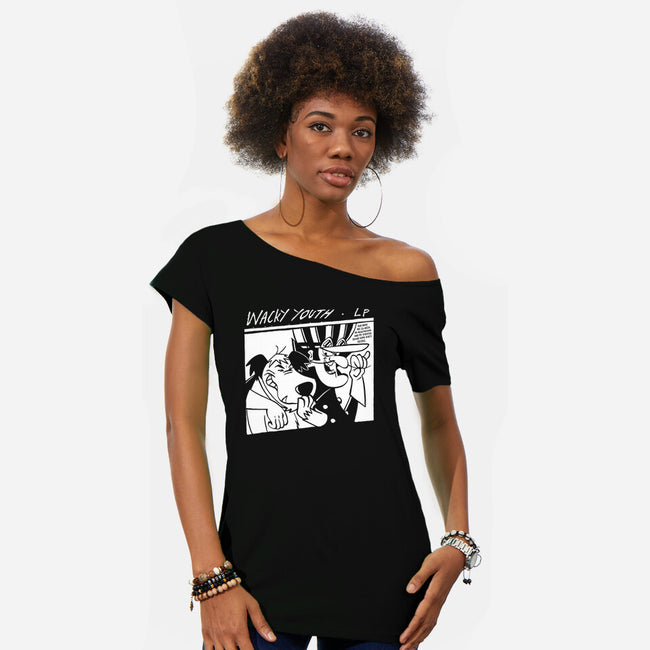 Wacky Youth-Womens-Off Shoulder-Tee-demonigote