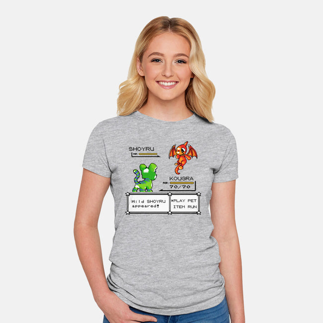 Neo Pocket Pets-Womens-Fitted-Tee-demonigote