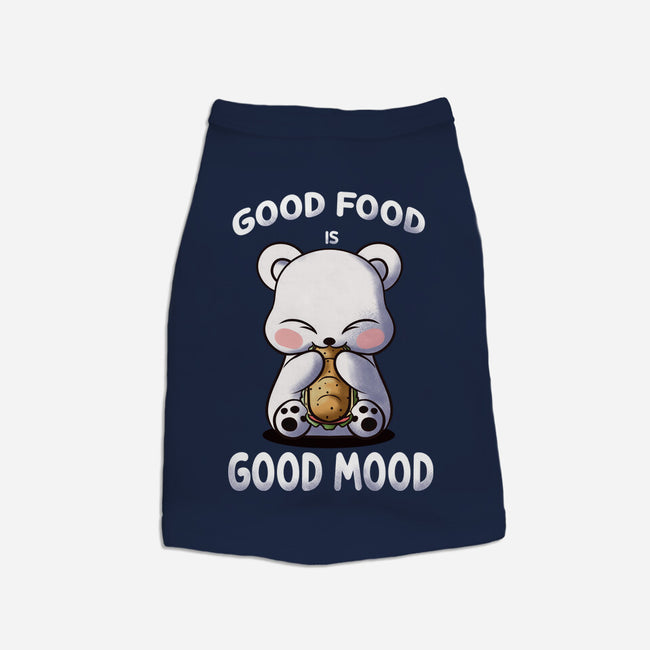 Good Food Is Good Mood-Dog-Basic-Pet Tank-fanfabio