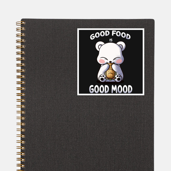 Good Food Is Good Mood-None-Glossy-Sticker-fanfabio