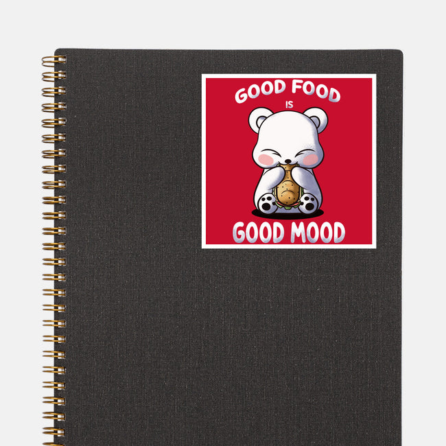 Good Food Is Good Mood-None-Glossy-Sticker-fanfabio