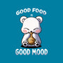 Good Food Is Good Mood-Womens-Fitted-Tee-fanfabio