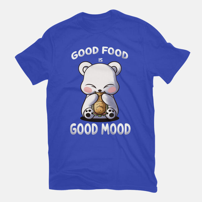 Good Food Is Good Mood-Unisex-Basic-Tee-fanfabio