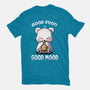 Good Food Is Good Mood-Womens-Fitted-Tee-fanfabio