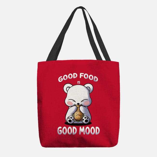 Good Food Is Good Mood-None-Basic Tote-Bag-fanfabio