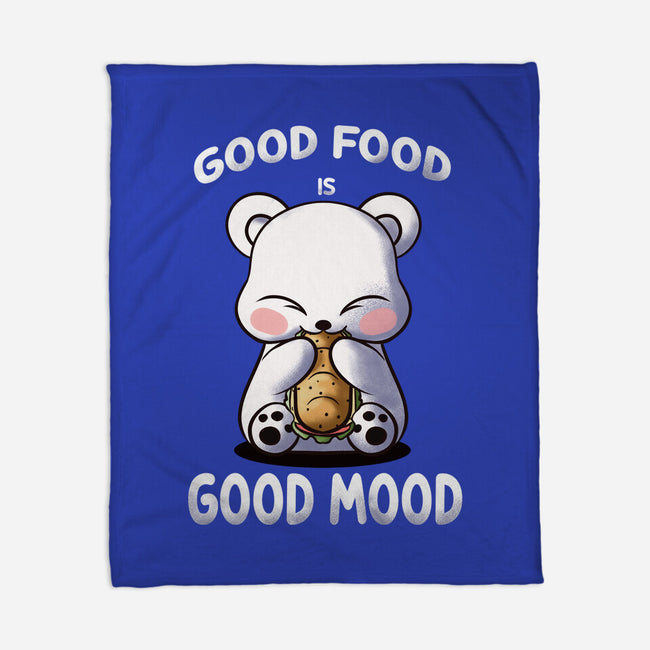 Good Food Is Good Mood-None-Fleece-Blanket-fanfabio