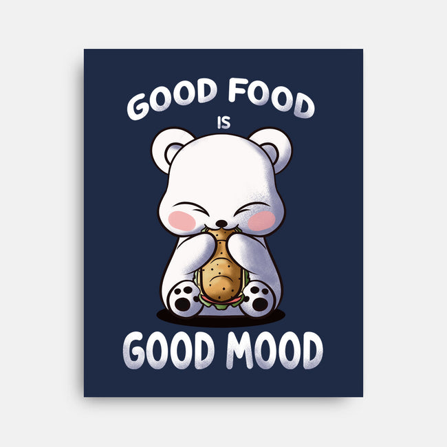 Good Food Is Good Mood-None-Stretched-Canvas-fanfabio