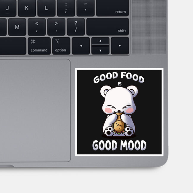 Good Food Is Good Mood-None-Glossy-Sticker-fanfabio