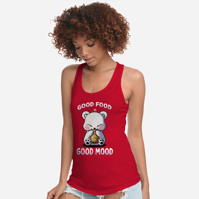 Good Food Is Good Mood-Womens-Racerback-Tank-fanfabio