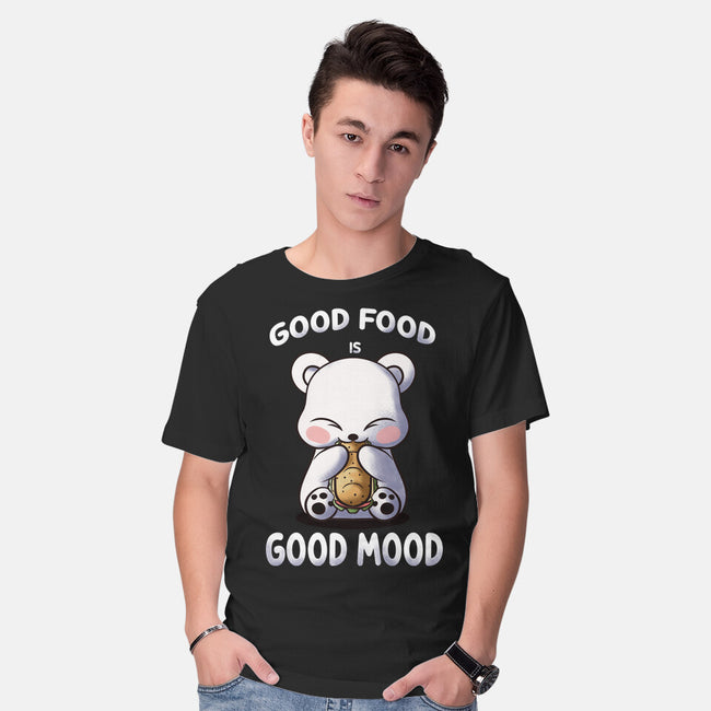 Good Food Is Good Mood-Mens-Basic-Tee-fanfabio