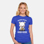 Good Food Is Good Mood-Womens-Fitted-Tee-fanfabio