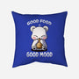 Good Food Is Good Mood-None-Removable Cover-Throw Pillow-fanfabio