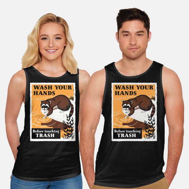 Wash Your Hands-Unisex-Basic-Tank-Boggs Nicolas