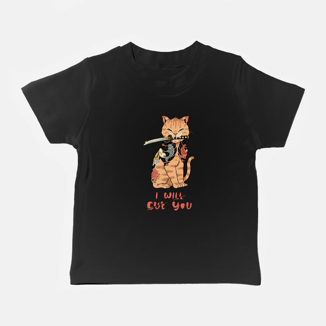 Fierce Tattooed Cat Meowster-Baby-Basic-Tee-vp021