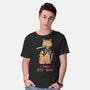 Fierce Tattooed Cat Meowster-Mens-Basic-Tee-vp021