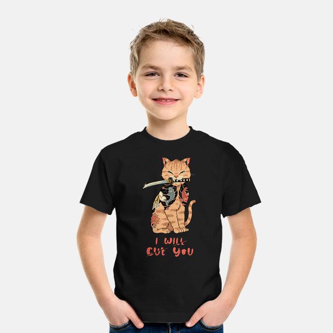 Fierce Tattooed Cat Meowster-Youth-Basic-Tee-vp021