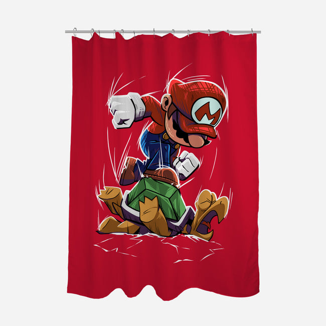 Smash Them-None-Polyester-Shower Curtain-RavArt Studio