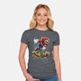 Smash Them-Womens-Fitted-Tee-RavArt Studio