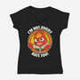 Not Angry I Just Hate You-Womens-V-Neck-Tee-turborat14