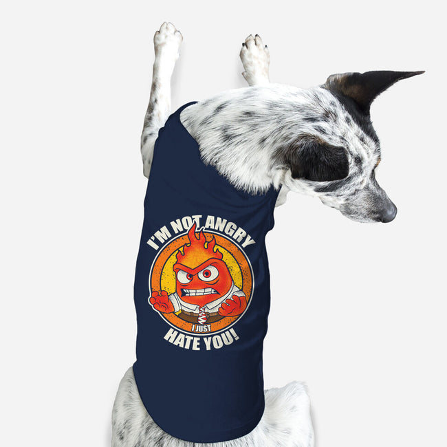 Not Angry I Just Hate You-Dog-Basic-Pet Tank-turborat14