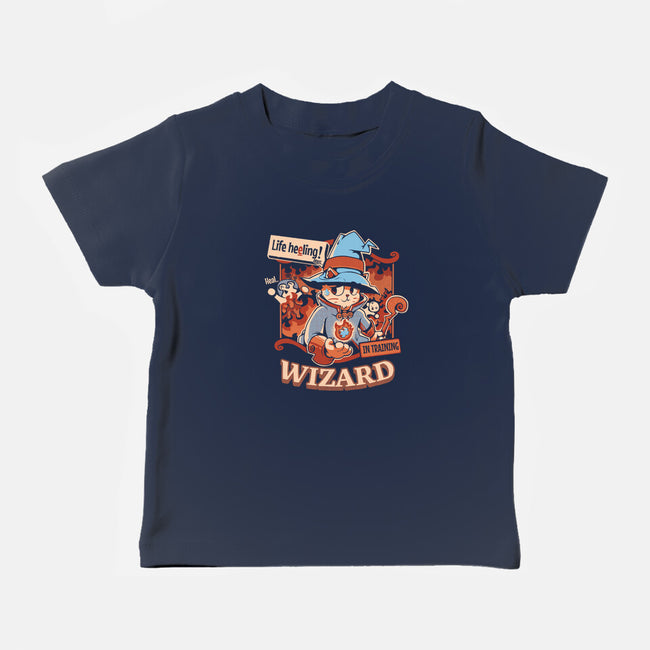 Wizard Still In Training-Baby-Basic-Tee-Heyra Vieira