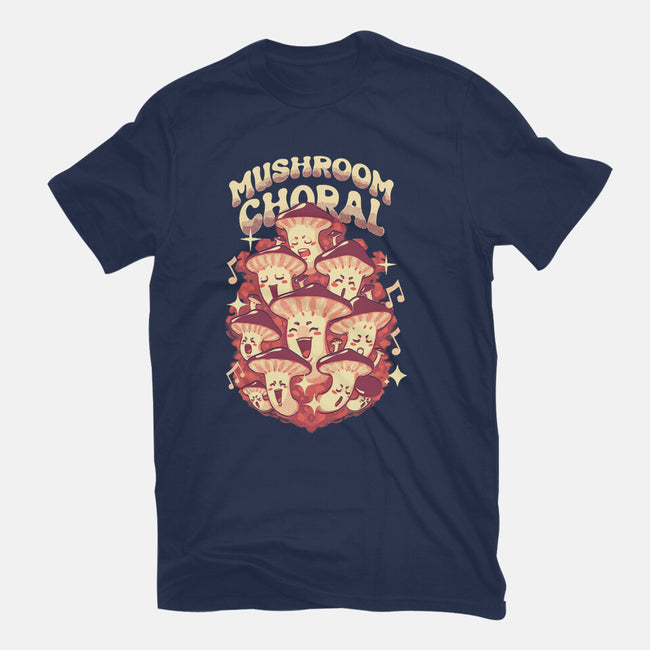 Mushroom Choral-Unisex-Basic-Tee-Estudio Horta