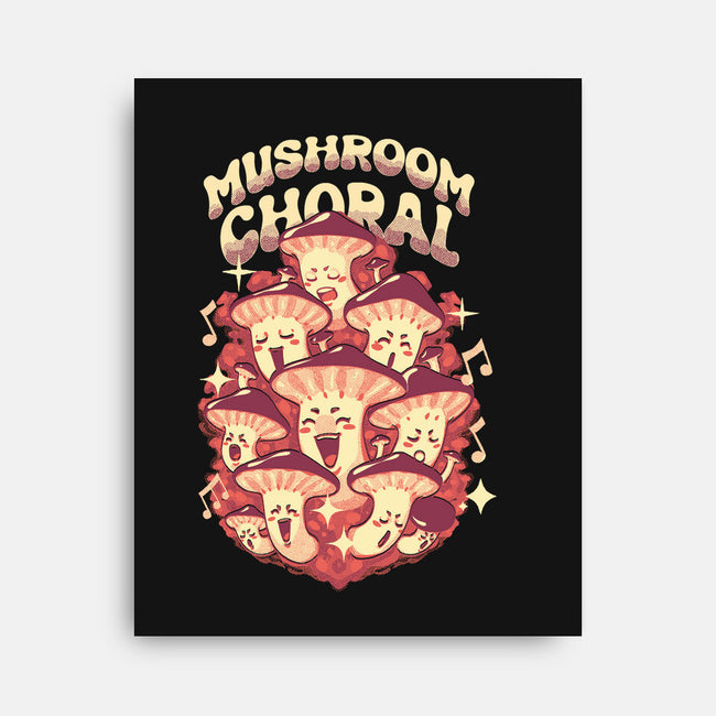 Mushroom Choral-None-Stretched-Canvas-Estudio Horta