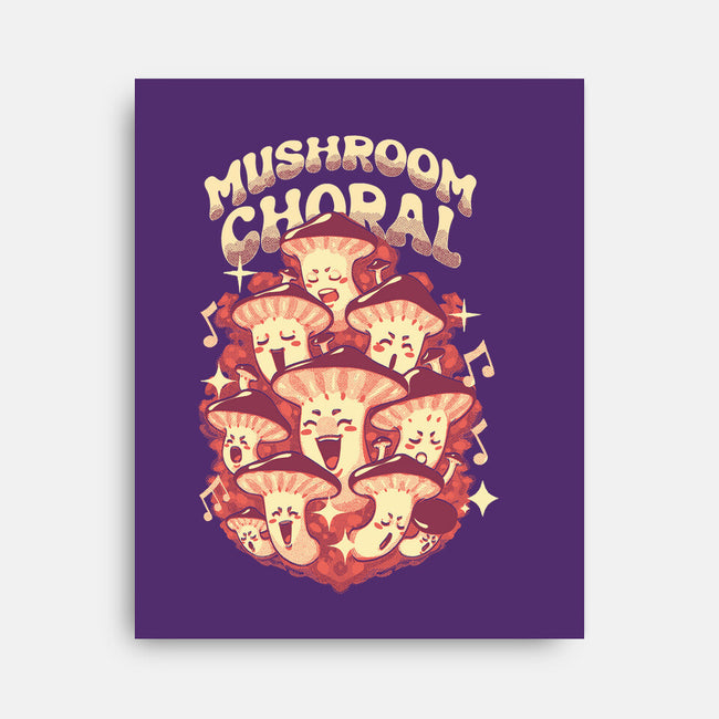 Mushroom Choral-None-Stretched-Canvas-Estudio Horta