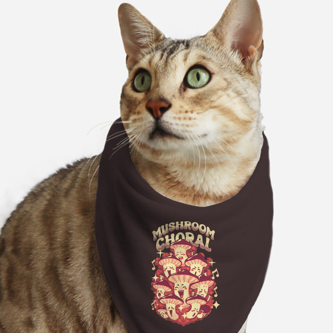 Mushroom Choral-Cat-Bandana-Pet Collar-Estudio Horta