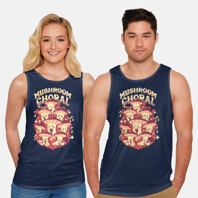 Mushroom Choral-Unisex-Basic-Tank-Estudio Horta