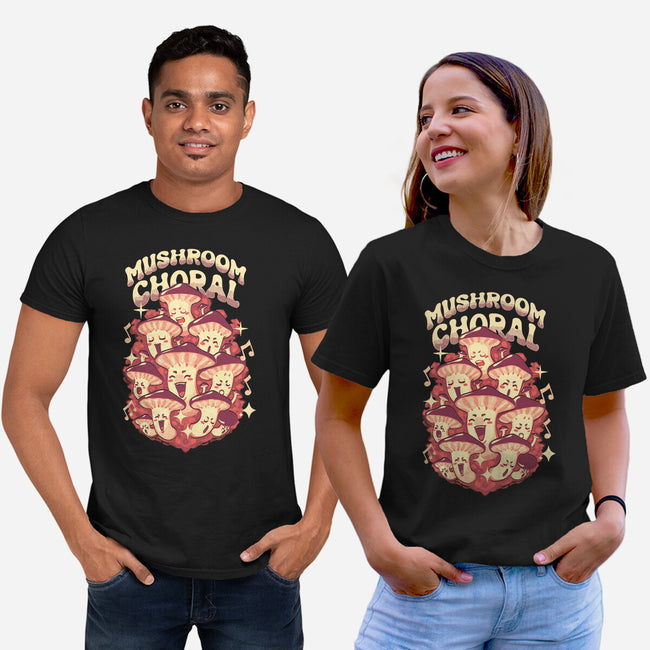 Mushroom Choral-Unisex-Basic-Tee-Estudio Horta