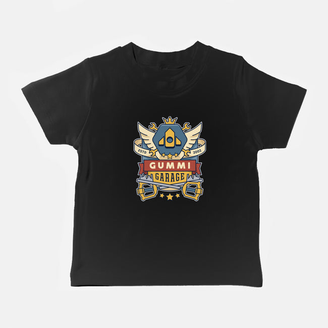 The Gummi Garage Emblem-Baby-Basic-Tee-LAGELANTEE