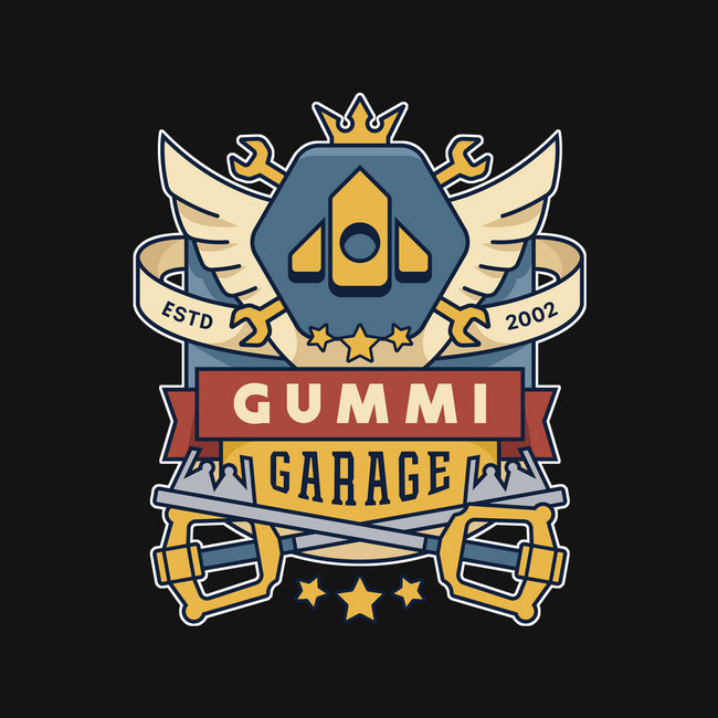 The Gummi Garage Emblem-None-Polyester-Shower Curtain-LAGELANTEE